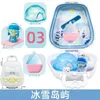 Kitchens Play Food Children's dream travel bag simulation backpack over the family toy box girl presents toys for girls 230628