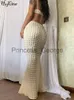 Abiti da festa Hugcitar Senza maniche Slips Backless Solid Scava fuori Sexy Elegante Maxi Abito da ballo Estate aderente Abiti da festa di compleanno All'ingrosso x0629