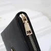 Luxury Leather Wallet Hand Bag Woman Fashion Designer Business Zipper Credit Card Holder Coin Purses Mans Long Clutch Compartment Wallets