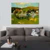 Fine Canvas Art The Swineherd Brittany 1888 Handmade Paul Gauguin Painting Modern Restaurant Wall Decor