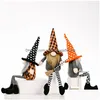 Autres fournitures de fête de fête Halloween décorations gnomes poupée en peluche faite à la main