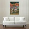 Hand Painted Canvas Art Femme Et Cheval Blanc Paul Gauguin Paintings Countryside Landscape Artwork Home Decor