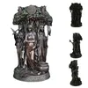 Objetos decorativos Estatuetas Resina Arte Deusa Grega Estátua Estatueta Antigo Religioso Hecate Escultura Decoração para Casa Ornamento Miniaturas Artesanato 230628