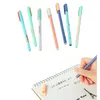 Canetas 50pcs/lote scm corea adorável caneta de gel azul preto para canetas de canetas de escritório escolar para estudantes escrita de papelaria frete grátis
