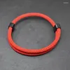 Bracelets porte-bonheur 2023 Fil Bracelet Hommes Femmes Réglable Rouge Braslet Pour Amoureux Distance Couple Brazalete Minimaliste Yoga Méditation