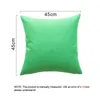 Cushion/Decorative Decorative Case Spring Cushion Cover Waterproof Green Leaf Pattern Sofa Throw Cover for Easter Home Decor