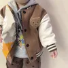 Jassen INS Mode Baby Jongen Baseball Jas Lente Herfst Peuter Kinderen Dikker Jas Meisjes Sport Uitloper Kleding 0-3Y Kinderen Uitloper 230628