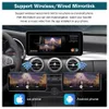 10.25 "o 12.3 '' Qualcomm Android 12 8G RAM 128G ROM CAR RADIO GPS Navigazione Bluetooth WiFi Head Schermata dell'unità testa per Mercedes Benz GLC S205 W205 2014-2018