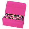 Bags 80 Slots Portable Marker Case Bag Holder Pouch for Copic Marker Sketch Pencils Fit Pens in Diameter 15mm to22mm for kids