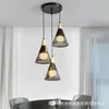 Lampes suspendues objets décoratifs en fer pour la maison décoration de plafond Vintage ampoule lampe cuisine lumière lustres Luminaria De Mesa