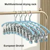 Hangers Legging Organizer Clothing Hanger Storage Hook Rotatable Household Accessories Simple Style Closet Clip Pants