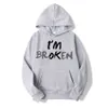 Polos mężczyzn I M OK Broken Invisible Choroby Unisex Pullover Bluza Bluza 230629