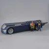 Minifig البلاستيك سيارة BATM0BILE الرسوم المتحركة الكلاسيكية TV 1966 Bathero Futura 9 "Long J230629