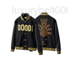 Men's Jackets Designer designer men jacket tide brand angel letter 3D printing baseball jackets two-color stitching cardigan coat ins loose oversize hip-hop 1L1J