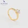 14R2342702 xuping schmuck 14K gold farbe Elegante Einfache Mode mode ring Synthetische moissanite ringe diamant ring