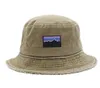 Europeisk och amerikansk utomhus hink hatt amerikansk nödställd frayed bata cap casual gata hink hatt solskade solskydd hattar