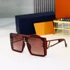 Luxus-Designer-Sonnenbrille für Herren und Damen, Sonnenbrille, modisch, klassisch, Leopardenmuster, UV400, Brillen mit Box-Rahmen, Reise-Strand-Sonnenbrille 9328