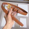 Ремни Atriompheoe Belt Рекомендуем Cintura Коровья кожа Тонкие ремни Женские пряжки с буквами Платье-ремень Блестящая золотая серебряная пряжка Упаковка 240305