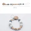 Baby Bijtringen Speelgoed Gepersonaliseerde Naam Handgemaakte Siliconen Fopspeen Kettingen Baby Bijtring Veilig Tandjes Ketting Fopspeen Clips Houder Ketting Baby Speelgoed Gift 230629