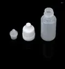 Storage Bottles 50 PCS 3ML/5ML/10ML/15ML/20ML/30ML/50ML Wholesale Eyes Liquid Dropper Refillable Empty Plastic Squeezable Travel Paint