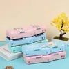 Tassen ins kawaii potloodkasten Koreaans briefpapier multifunction pen box school benodigdheden briefpapier