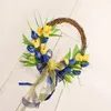 装飾的な花チューリップ春の花輪