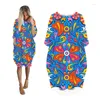 الفساتين غير الرسمية Maxi Women Hippie Print Plus Harajuku Long Sleeve Aldweve ملابس الشوارع سيدات ملابس أنثى امرأة