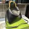 Bambu väska designer varumärke på väska korskroppskedjor totes 2023 lyxhandväska mode axel högkvalitativ väska kvinnor brevväska telefon plånbok slätt