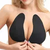 Breast Pad 1 Pair Women Large Size Adhesive Bra Water Drop Shaped Invisible Pads Silicone Lifting Nipple Cover Push Up Chest Sticker 230628