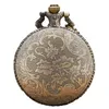 Bronce pequeño animal epoxi caricatura pintura de búho de bolsillo reloj de cuarzo collar de reloj Relogio de bolso regalos para hombres mujeres5468233