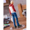 Minifig 18cm pop -up Parade One Punch Man Anime Figure One Punch Man Saitama Oppai Hoodie Action Figure Figure Model Doll Toys J230629