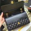 2023 10a Mirror Quality Classic Caviar Flap Bag Designer Dames Cross Body Bags A01112 Luxe ontwerpers schouderhandtas 25,5 cm met doos