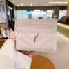 Luxury Designer Caviar Card Holder äkta läderväska Fashion Womens Purses Mens Populära nyckelring Kreditkort Plånbok Resedokument Passinnehavare