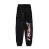 Mens tracksuits Sp5der YoungThug Pink Hoodie web Womens Loose fitting hip hop tracksuits