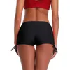 Aktive Shorts, Badehose, Strand, Laufen, Damen, Bikini, Taille, Hose, hochgeraffte Bademode, Tankinis, Biker, kurze Packungen für