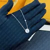 Pendant Necklaces New Designer Design Women Pendant Necklace Stainless Steel Flower Ring Round Square Necklaces Designer Jewelry Z230629
