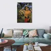 High Quality Handmade Paul Gauguin Painting E Haere Oe I Hia Aka Where Are You Going Modern Canvas Artwork Wall Decor