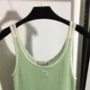 المرأة غير الرسمية Tank Top Designer Camisole Fashion Design مريحة مريحة بارد بلا أكمام كاميات متماسكة قمم السترة الرياضية