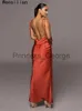 Party Dresses Satin Silk Maxi Dress Women Sexy Backless Slim Slip Skirt Female Elegant Fashion Evening Party Dress Lady Birthday Club Clothes x0629