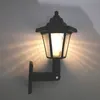 Wall Mount Palace Lantern Solar Patio Light Dusk to Dawn for Garden Front Door Garage Security Corridor