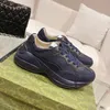 Nowy nadruk zwierzęcy Rhyton Sneaker Designer klasyki mężczyźni kobiety Casual buty dla taty Run Sneaker skórzane gumowe wysokiej jakości rozmiar butów 35-45