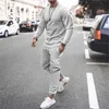 Men's T-shirt Suits Tracksuit Tennis Shorts T Shirt Set Solid Colored Crew Neck Outdoor Street Long Sleeve Drawstring Clothing Apparel Sports Classic Casual