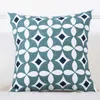 Cushion/Decorative Geometric Pattern Case Waist Cushion Cover for Living Room Sofa Office Car Decorative Square Cover