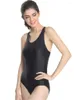 Roupa de banho feminina 2023 Fato de banho feminino de peça única Criss Cross Back Cor sólida Maiô Monokini tamanho grande Q80