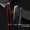 Stylos pilotes stylo plume d'origine stylos 14k Gold Nib Handder Paint Luxury Peinture de haute qualité accessoires