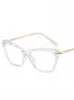 Оправа для очков, сексуальные очки «кошачий глаз», женские прозрачные очки, брендовые дизайнерские винтажные прозрачные очки, оптические 230628