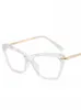 Lunettes Cadre Sexy Cat Eye Lunettes Femmes Transparent Lunettes Marque Designer Vintage Clair Lunettes Optique 230628