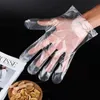 Gants jetables 5001000 pcs Gants jetables One-off Gants en plastique Cuisine BBQ Pique-nique Cuisine Gants de nettoyage Cuisine Ménage Gants 230628