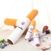 Cushion/Decorative 25-75cm Funny Smoking Cylindrical Sleeping Cigarette Smulation Plush Toys Fashion Boyfriend Birthday Gift Throw