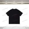 Xinxinbuy Men designer tee t shirt 23SS Paris tryck kort ärmmome